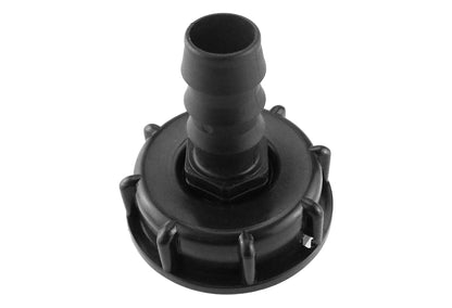 IBC 2” S60X6 Cap with Straight 16mm Barb