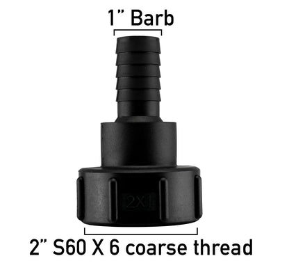 Fuel Gun with 1" Rubber Hose & Tank Adaptor Set