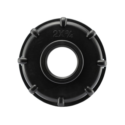 IBC S60x6 M-F Extender Swivel with S60X6 Cap and Quick Connect Lever Tap ¾” BSP