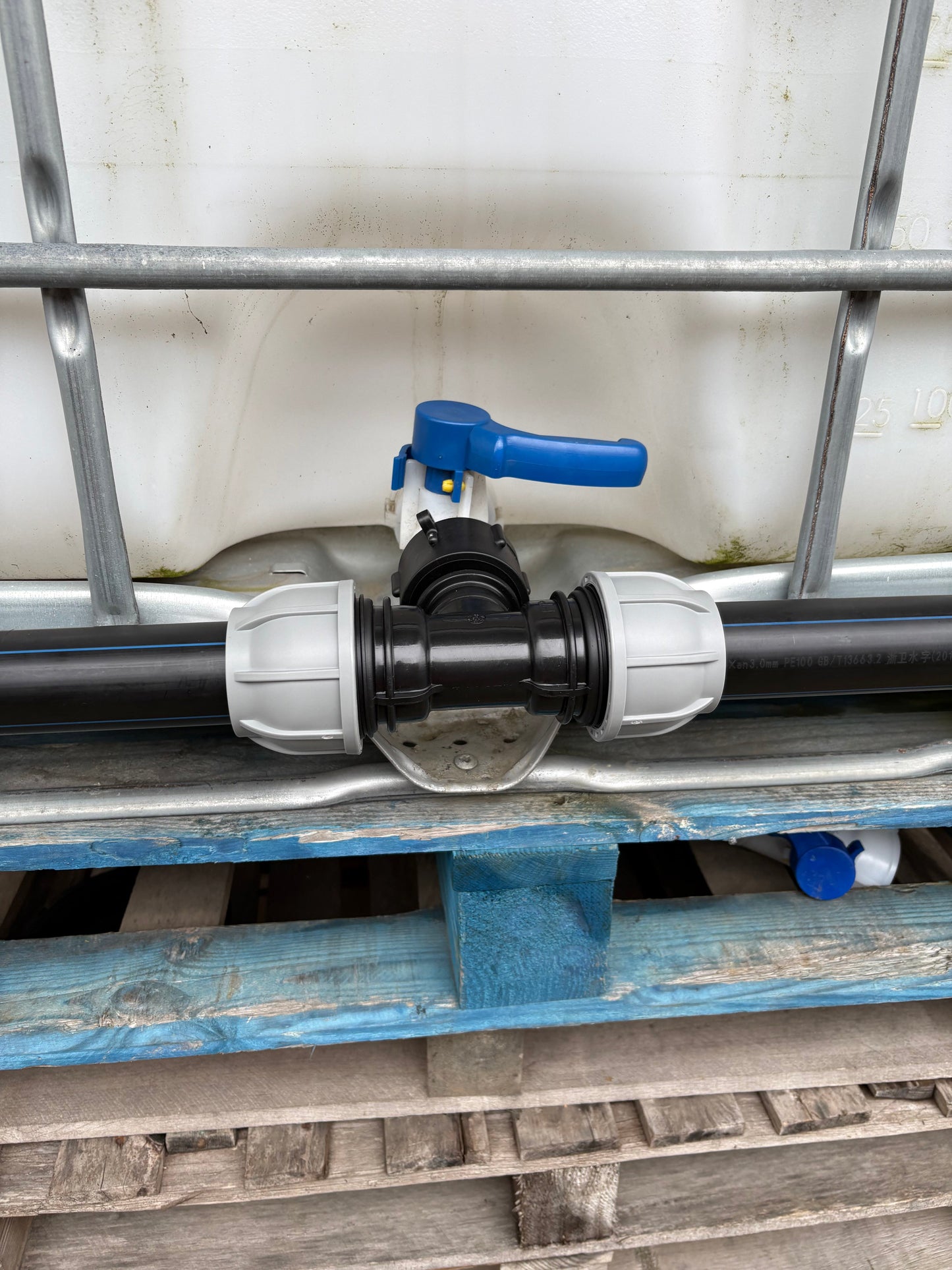 IBC 3-Tank Joining Kit Via 50 mm Pipe