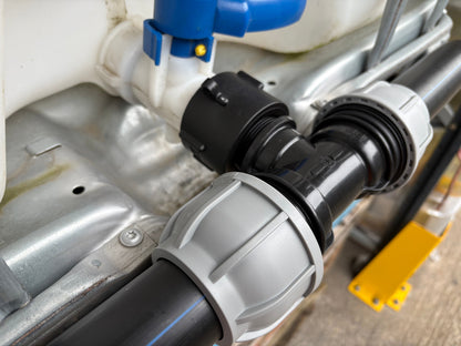 IBC 5-Tank Joining Kit Via 50mm Pipe