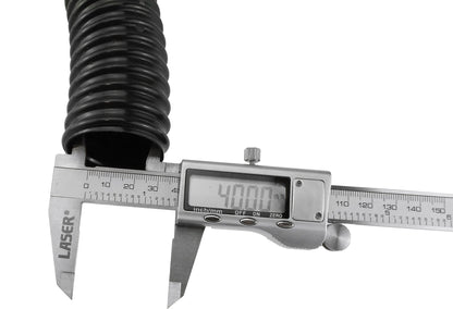 Corrugated Pipe 1.5" (40mm) with 2 x Double Wire Clips Set
