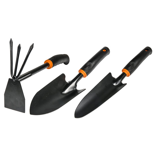 Digger-Hoe, Narrow Spade and Wide Spade Garden Tool Set