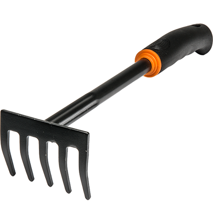 5-Teeth Rake and Digger-Hoe Garden Tool Set
