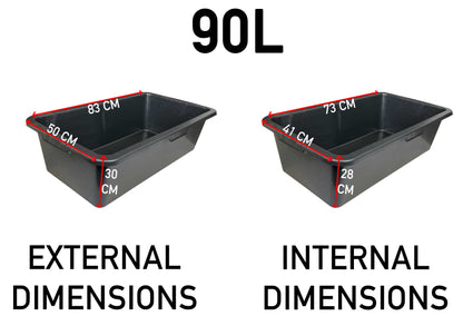Mixing Tub 90L Pink
