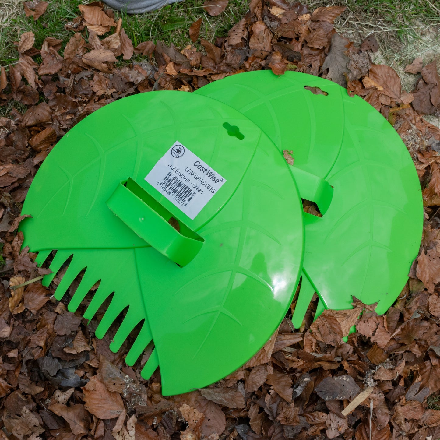 Leaf Grab Garden Cleaning Scoops, Green