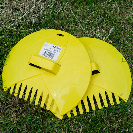 Leaf Grab Garden Cleaning Scoops, Yellow
