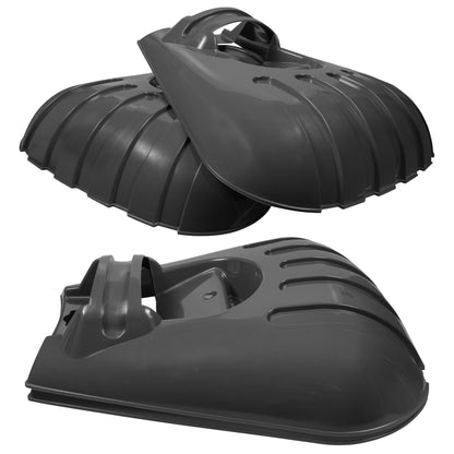 Leaf Grab Large Garden Cleaning Scoops, Dark Gray