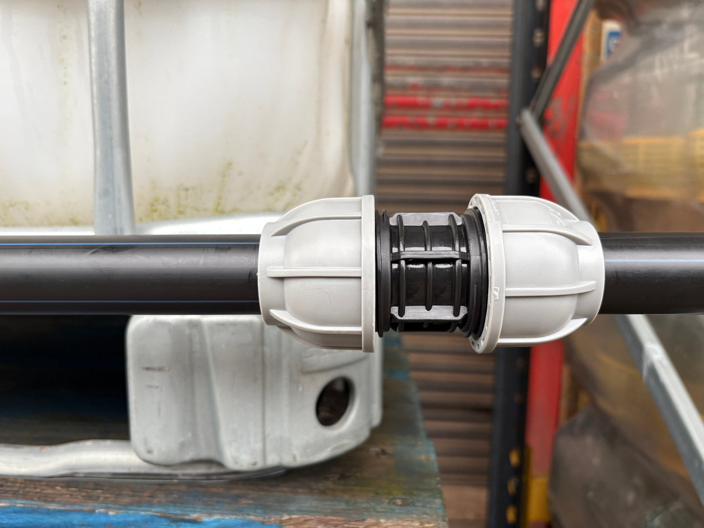 IBC 3-Tank Joining Kit Via 32 mm Pipe