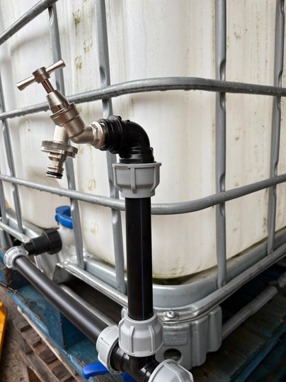 IBC 2-Tank Joining Kit Via 25mm Pipe