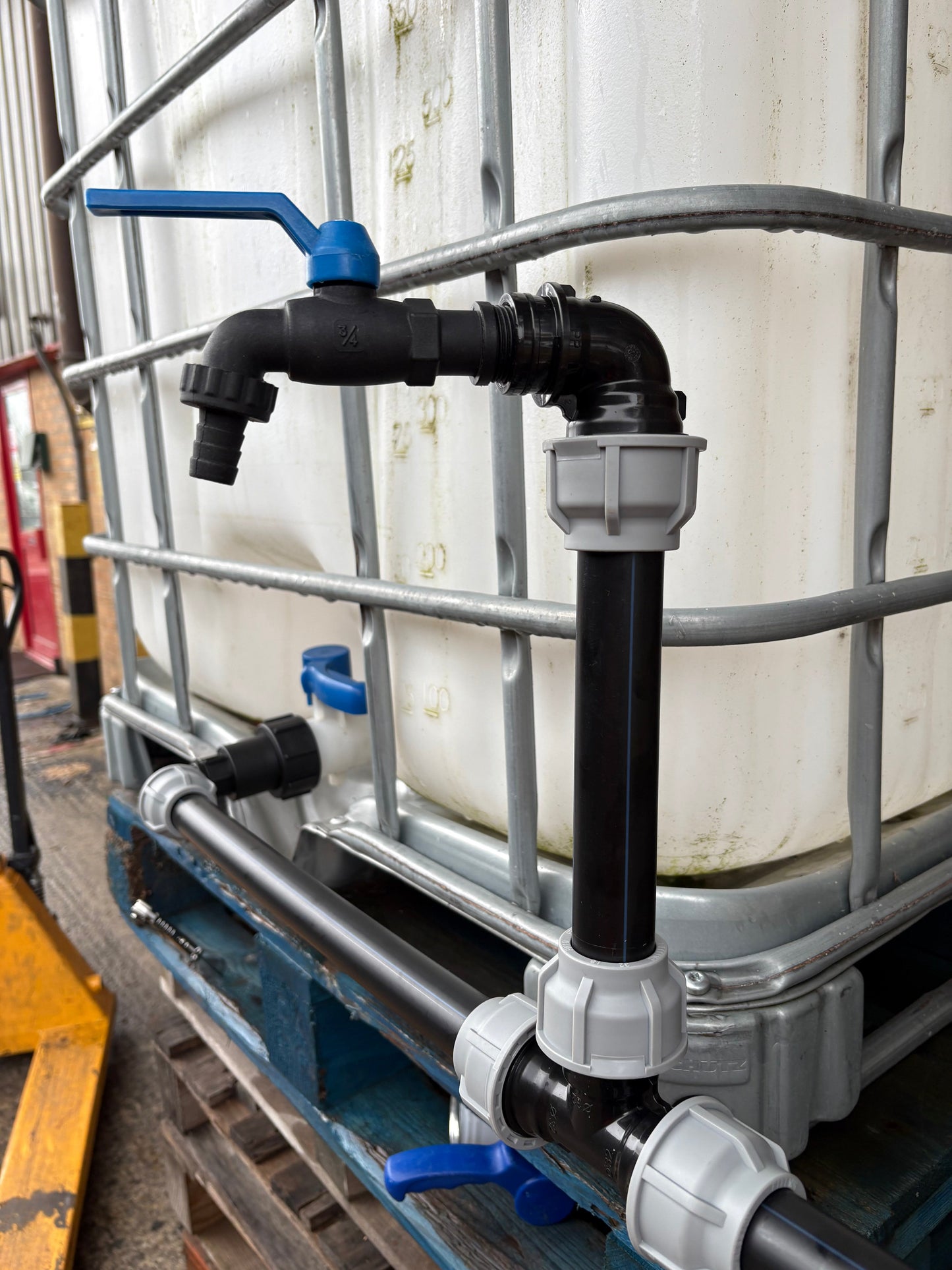 IBC 3-Tank Joining Kit Via 32 mm Pipe
