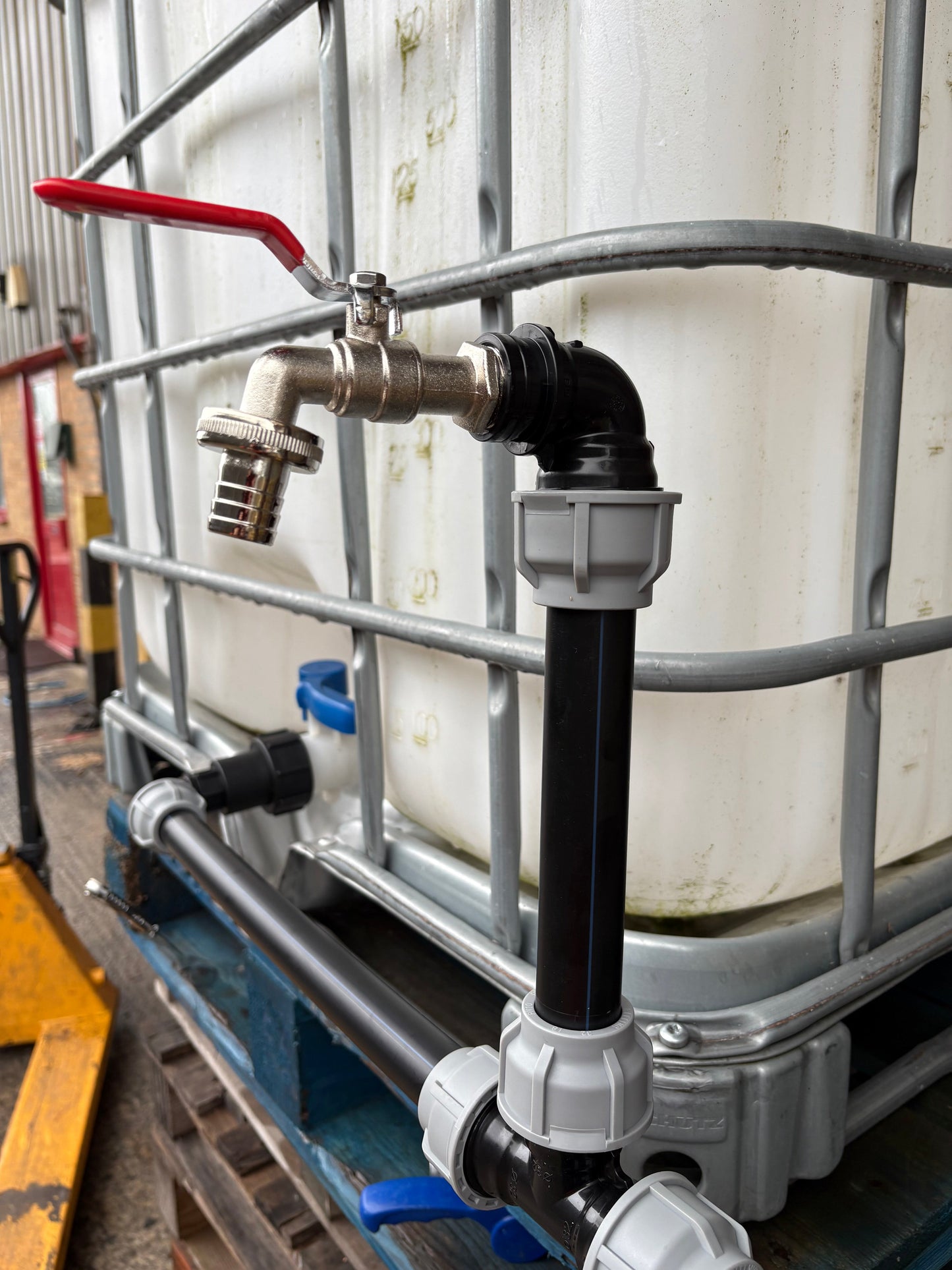 IBC 3-Tank Joining Kit Via 32 mm Pipe