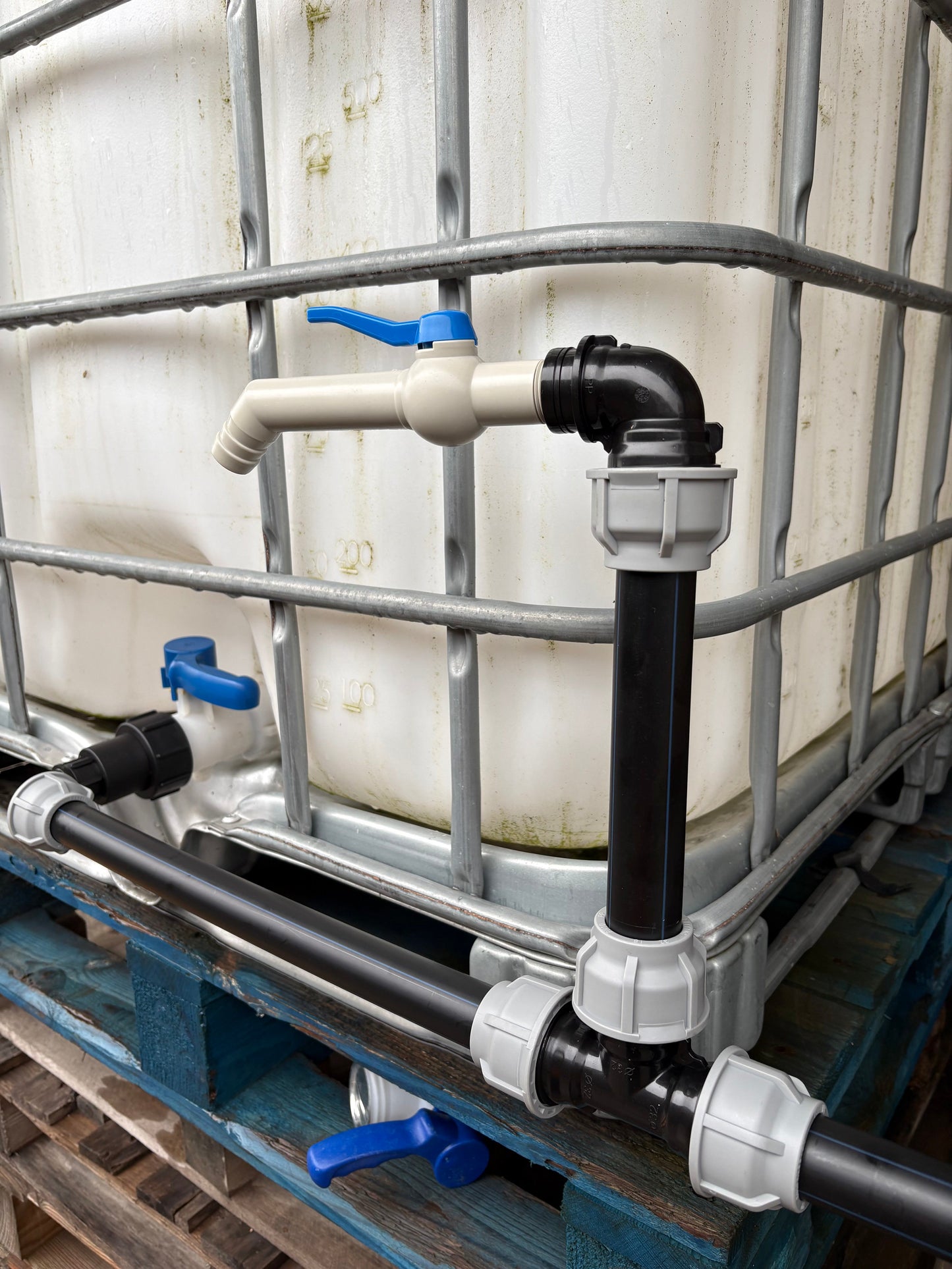 IBC 3-Tank Joining Kit Via 32 mm Pipe