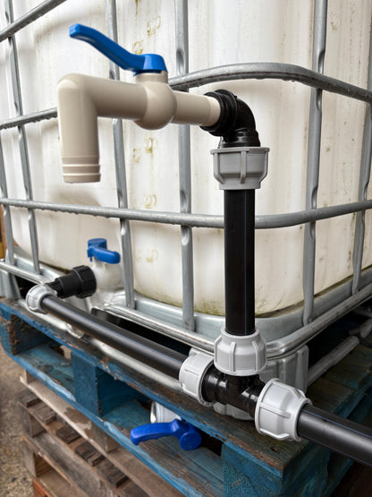 IBC 3-Tank Joining Kit Via 32 mm Pipe