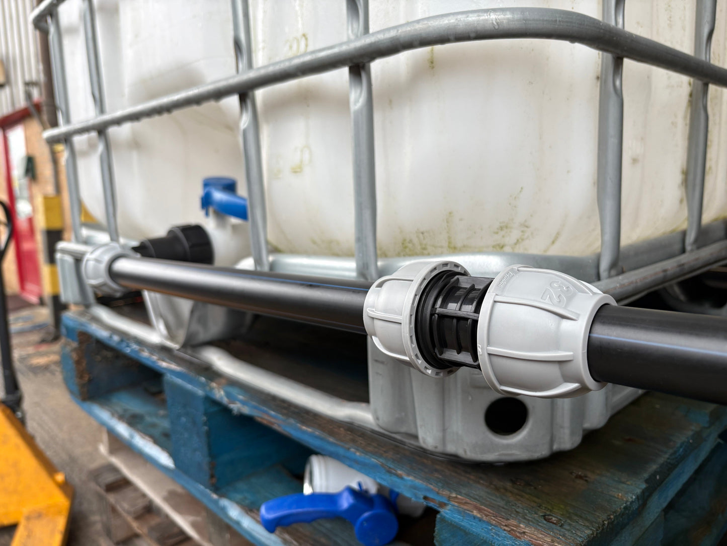 IBC 3-Tank Joining Kit Via 32 mm Pipe