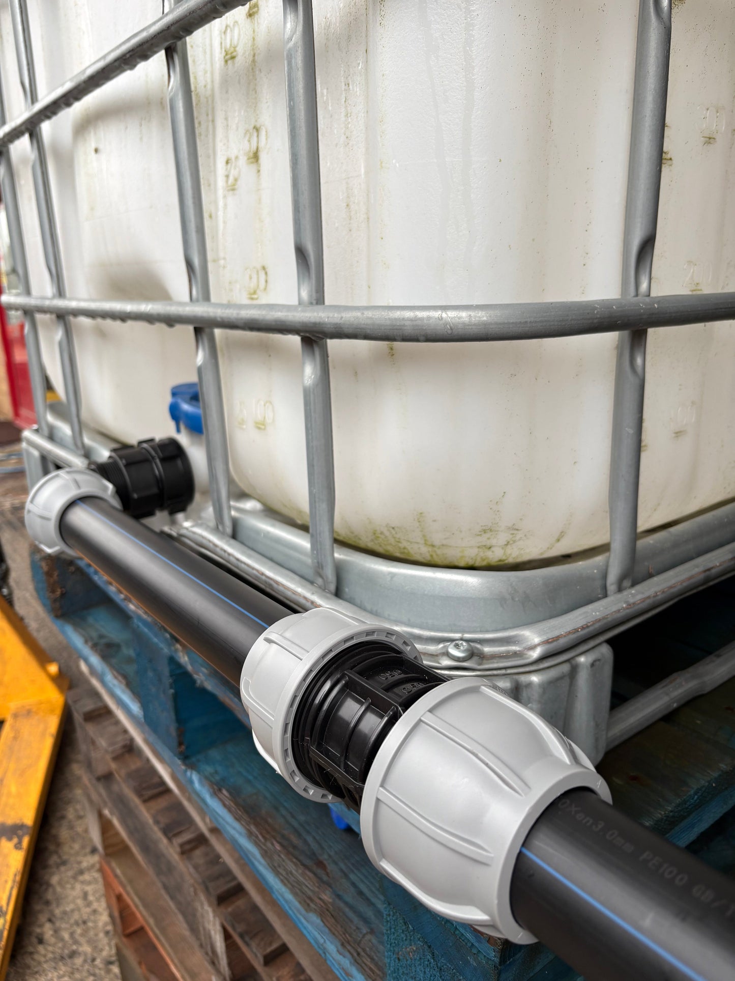 IBC 4-Tank Joining Kit Via 50mm Pipe