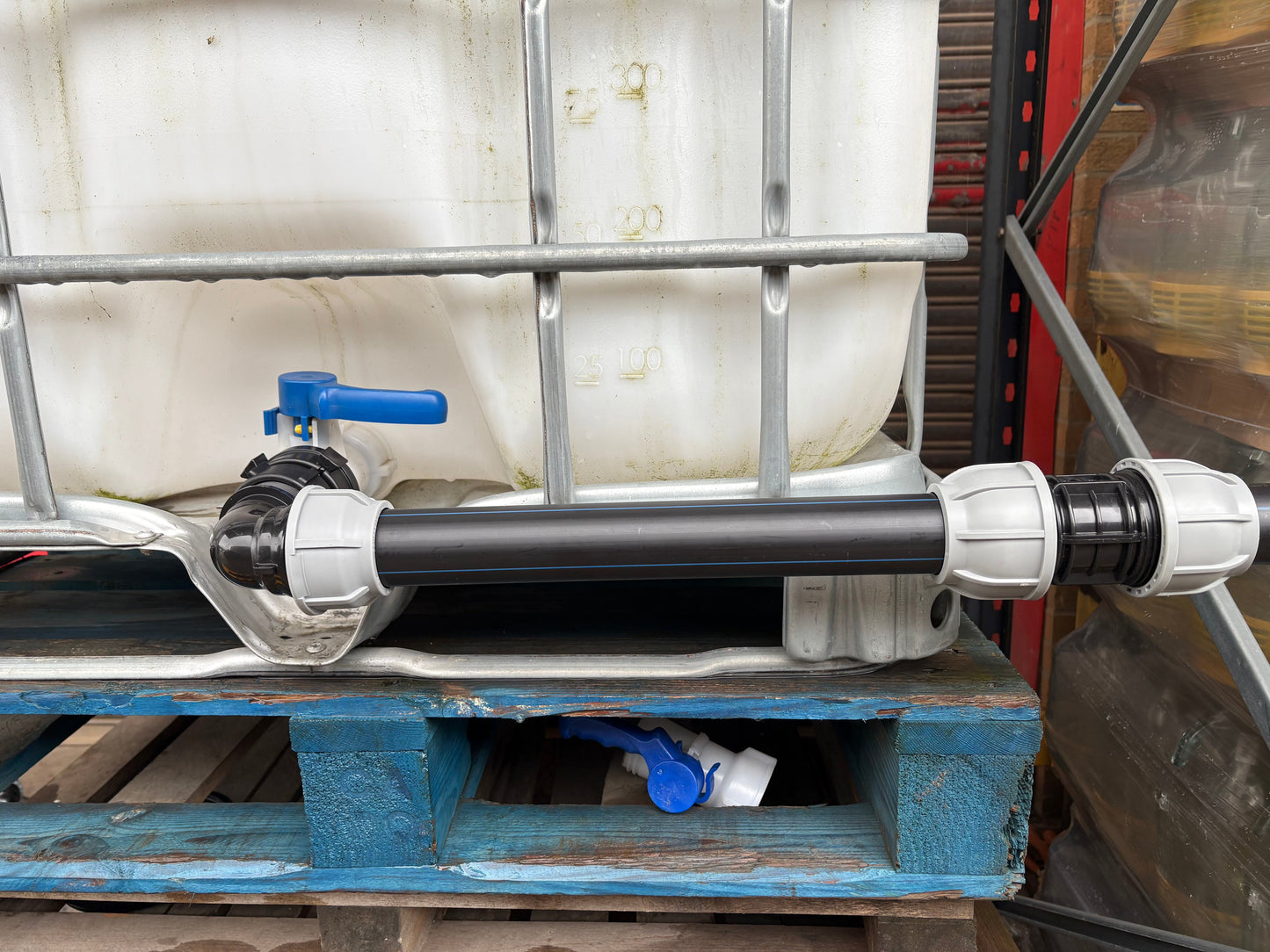 IBC 5-Tank Joining Kit Via 50mm Pipe