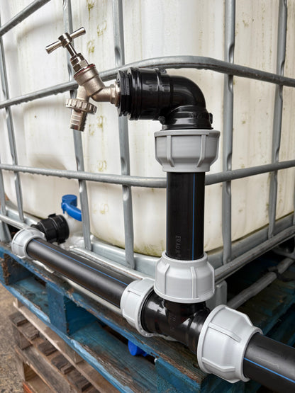 IBC 5-Tank Joining Kit Via 50mm Pipe