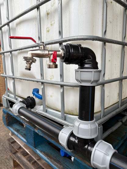 IBC 5-Tank Joining Kit Via 50mm Pipe