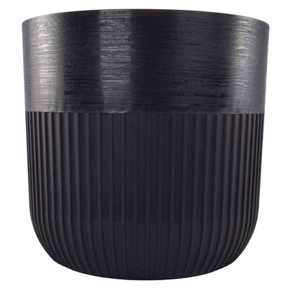 Luca Pot without Hole 190mm Deep Black