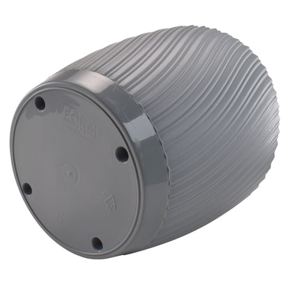 Mika Pot with Saucer 190mm Platinum