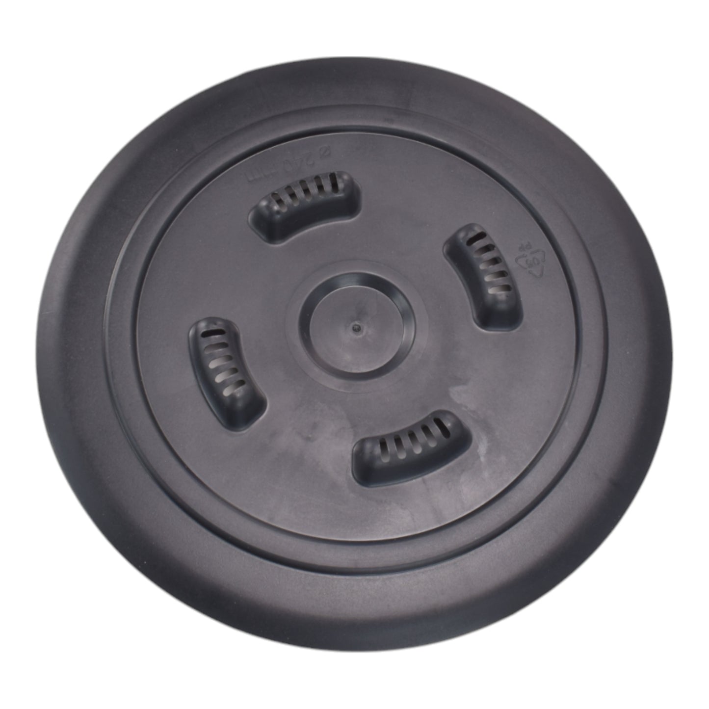Mira Bowl Pot, Insert and Hole with Plug 300mm Gray