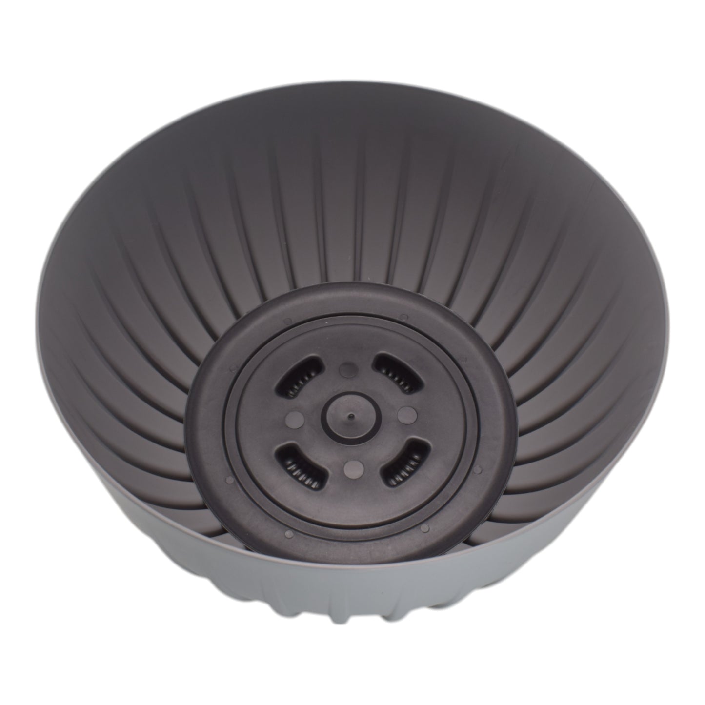 Mira Bowl Pot, Insert and Hole with Plug 300mm Gray