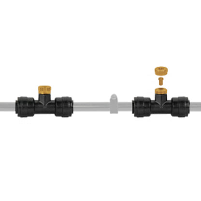 Garden Water Mist Kit, Black/Orange, TEE NOZZLE ONLY