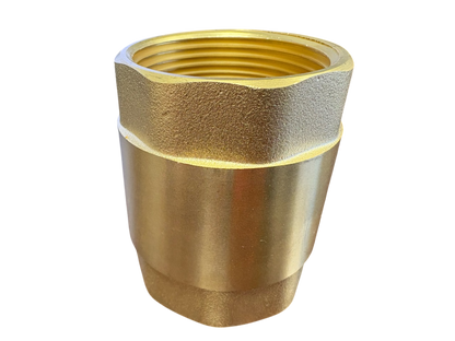 Brass Spring Check Valve with Barbed Connectors