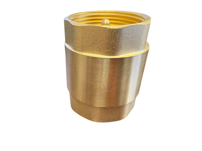Brass Spring Check Valve with Barbed Connectors