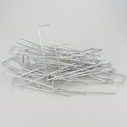 Weed Control Membrane Pegs Buffer Washer Set Blue with Rubber Mallet