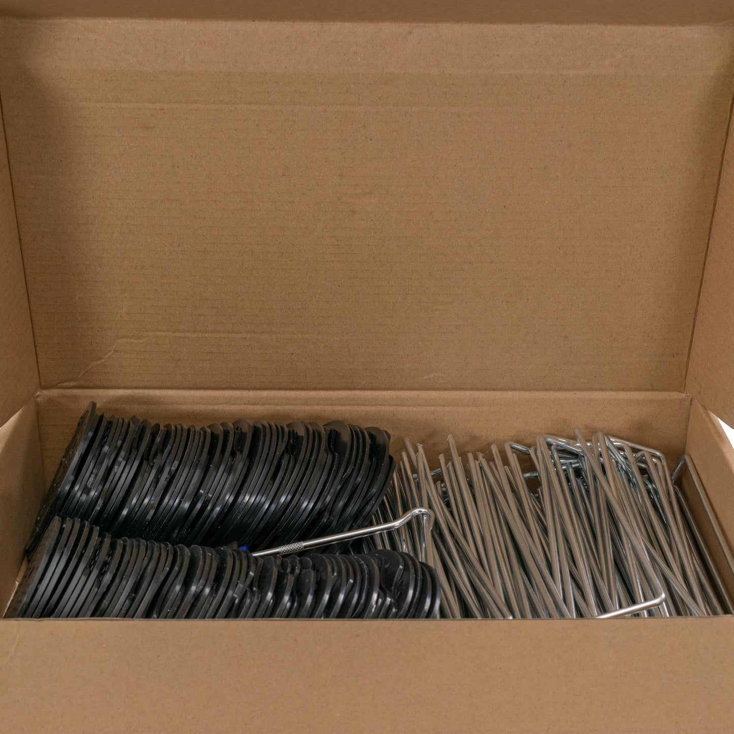 Weed Control Membrane Pegs Buffer Washer Set Blue with Rubber Mallet