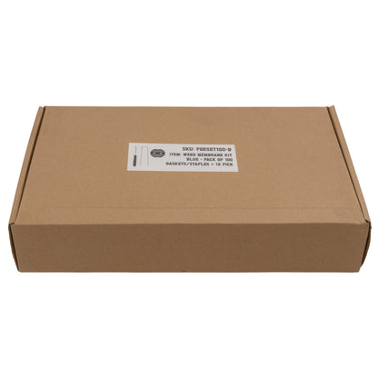 Weed Control Membrane Pegs Buffer Washer Set Blue with Rubber Mallet