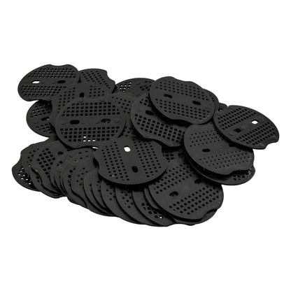 Weed Control Membrane Pegs Buffer Washer Set Red with Rubber Mallet