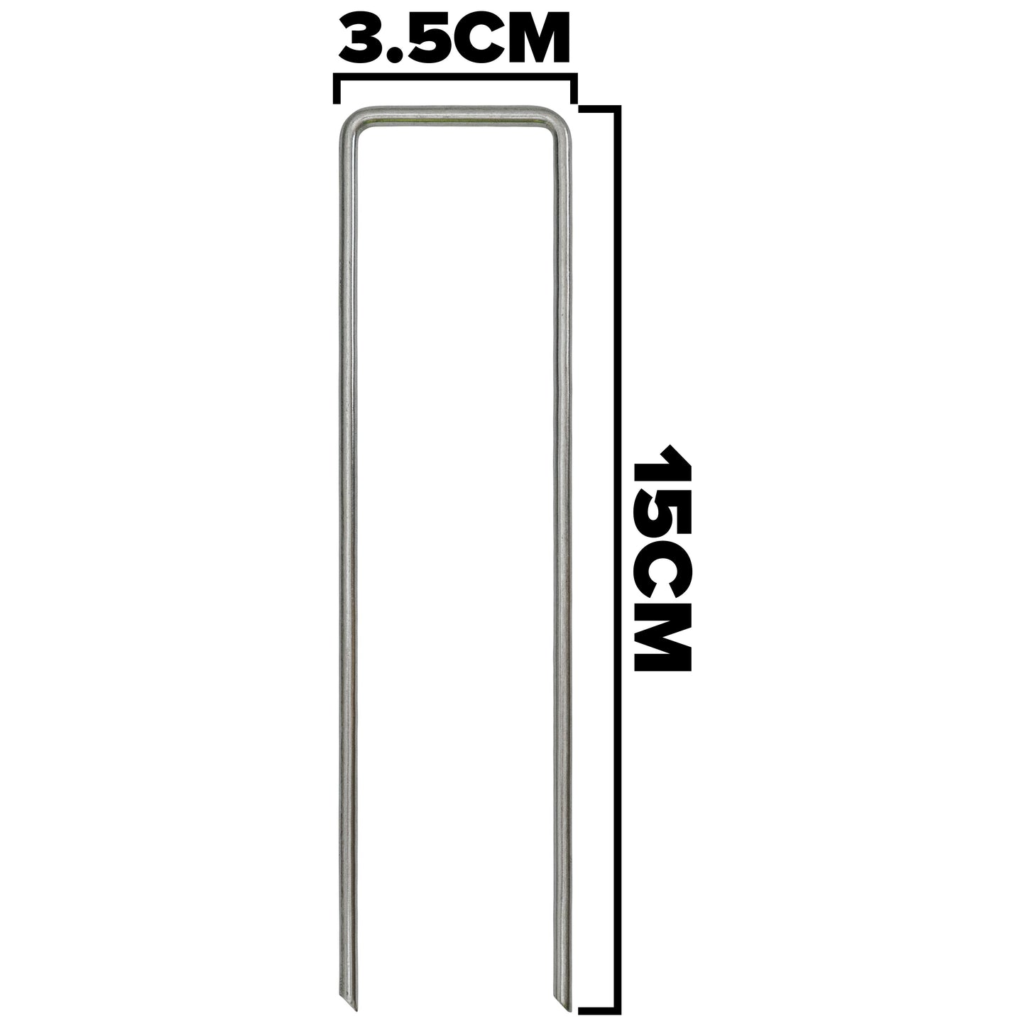Weed Control Membrane Pegs Buffer Washer Set Red with Rubber Mallet