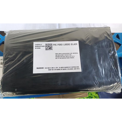 Black PVC 450gsm Pond Liner 2.5m x 3m