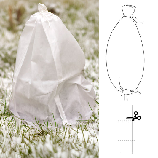 Protective Plant Cover, 50gsm Sleeve, Diameter: 51cm, Size: 0.8m x 10m