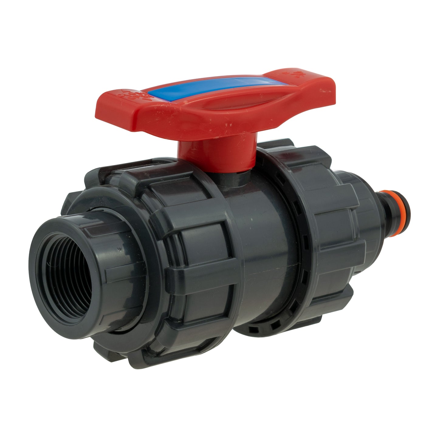 Double Union 3/4" BSPF Stopcock with Quick Connect Nipple