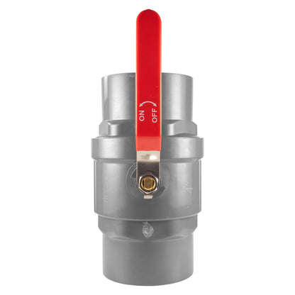 Stainless Steel PP 4" BSPF Stopcock with Camlock 4” Type F Kit