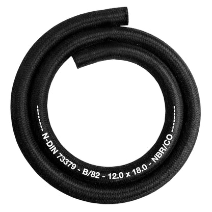 Rubber Reinforced with a Heat Resistant Textile Braid 12mm/18mm