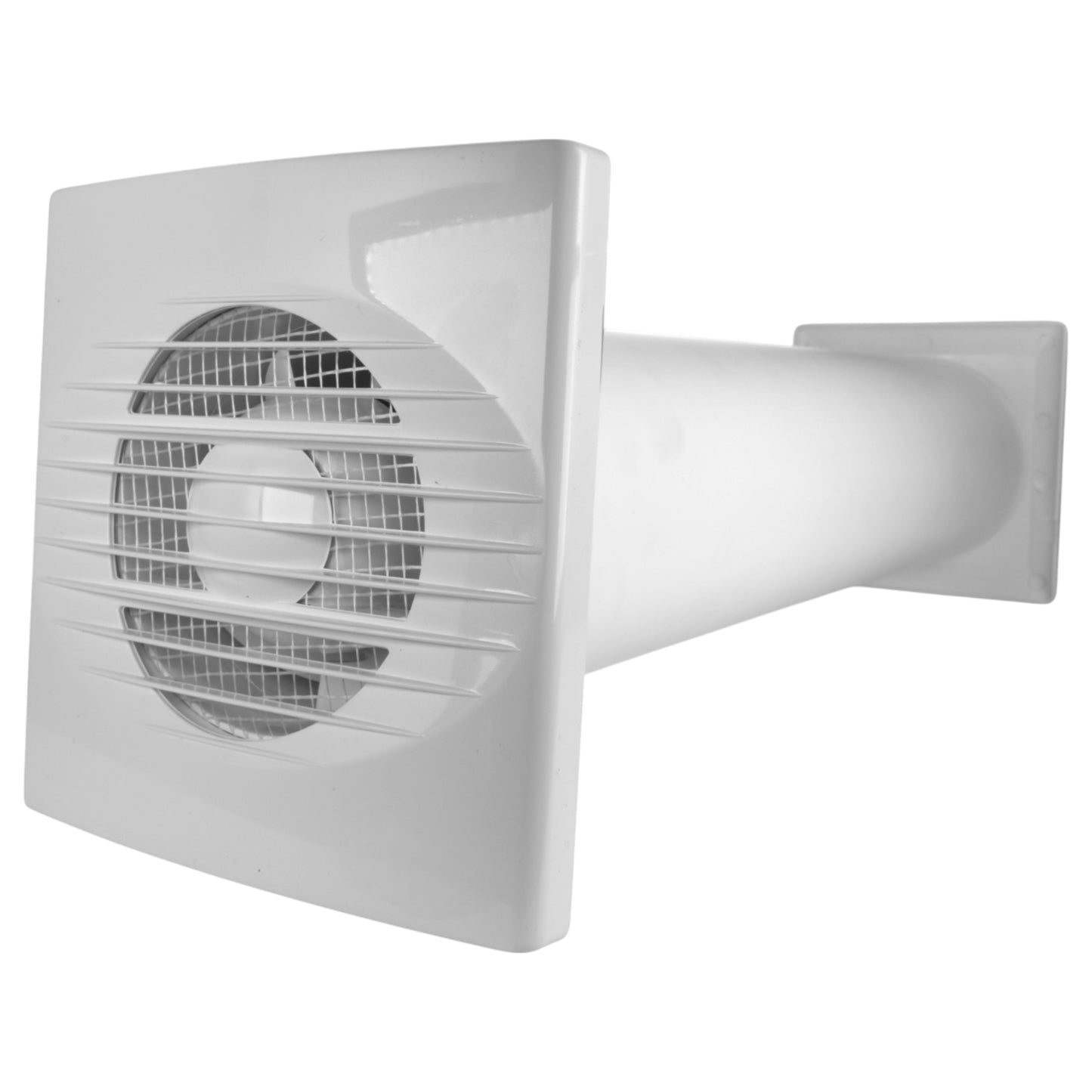 Through Wall Ventilation Kit RICO Timer Switch Fan with Graphite External Vent