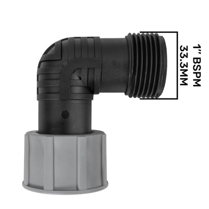 Swivel Elbow 1" BSP Male Female