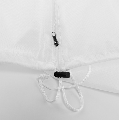 Protective Plant Cover, 50gsm Sack with Cord and Zipper, Diameter: 80cm, Size: 1.25m x 2 m