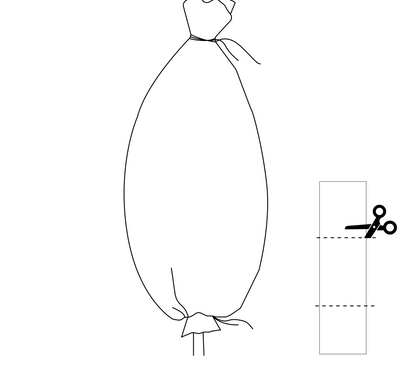 Protective Plant Cover, 50gsm Sleeve, Diameter: 76cm, Size: 1.2m x 10m