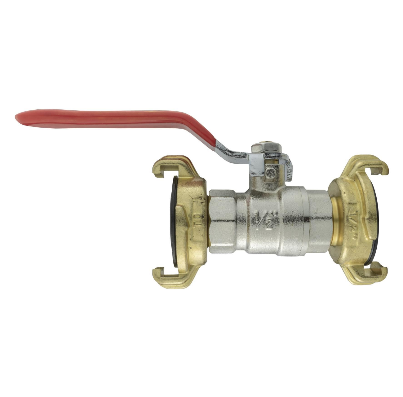 Metal Lever Valve 1/2" BSPF with Geka Type Claw Outlets
