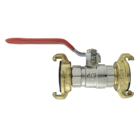 Metal Lever Valve 1/2" BSPF with Geka Type Claw Outlets