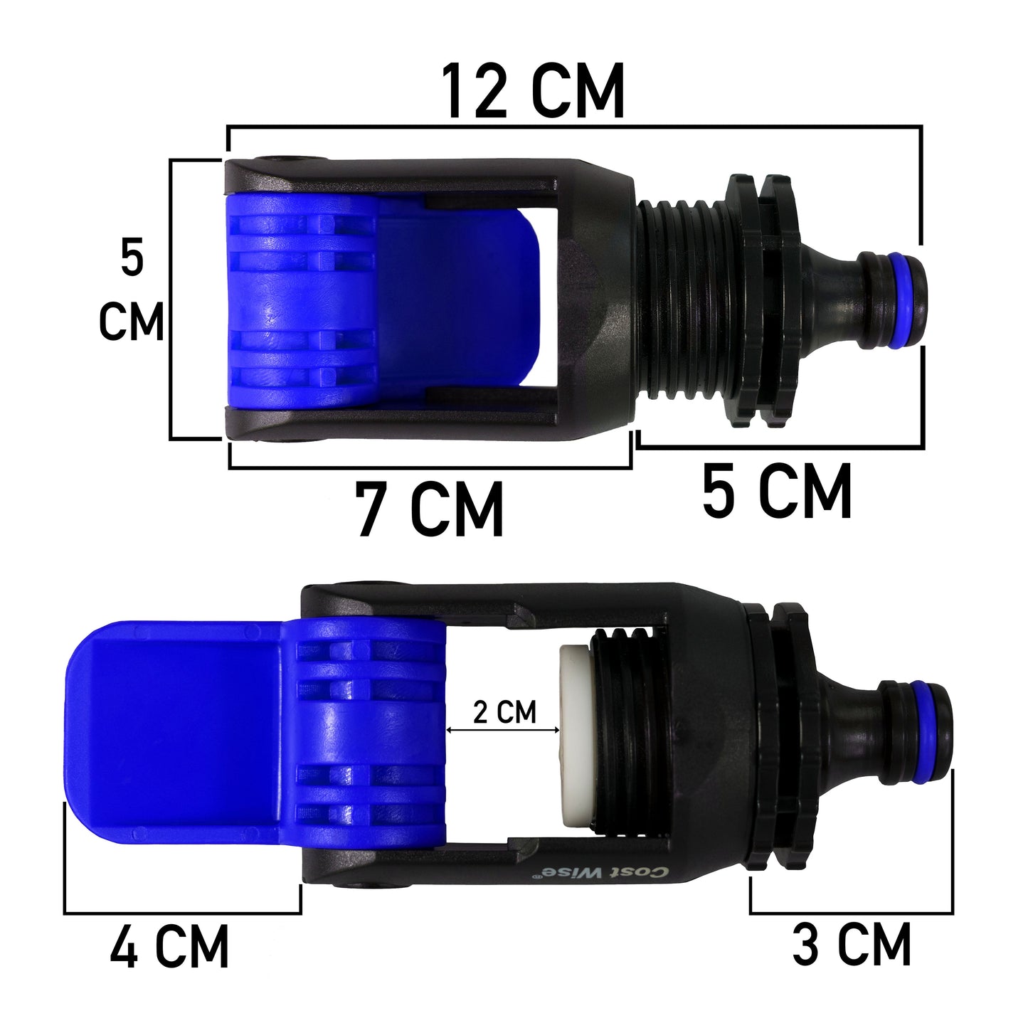 Kitchen Tap Adaptor "Non Branded" Blue