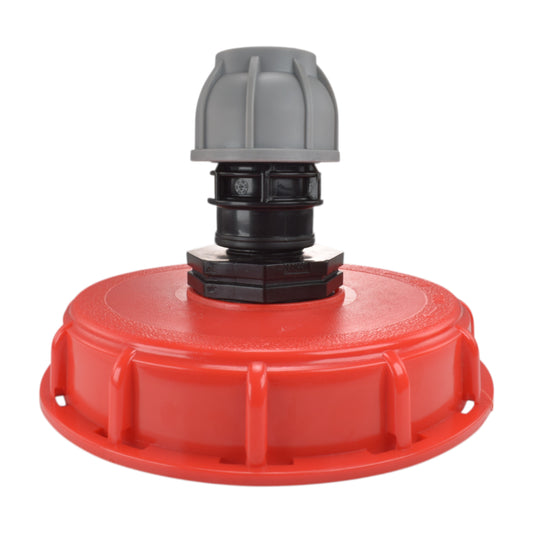 IBC 6-inch Cap Kit with 25mm MDPE Straight