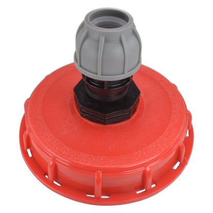 IBC 6-inch Cap Kit with 32mm MDPE Straight