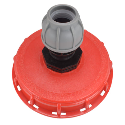 IBC 6-inch Cap Kit with 32mm MDPE Straight